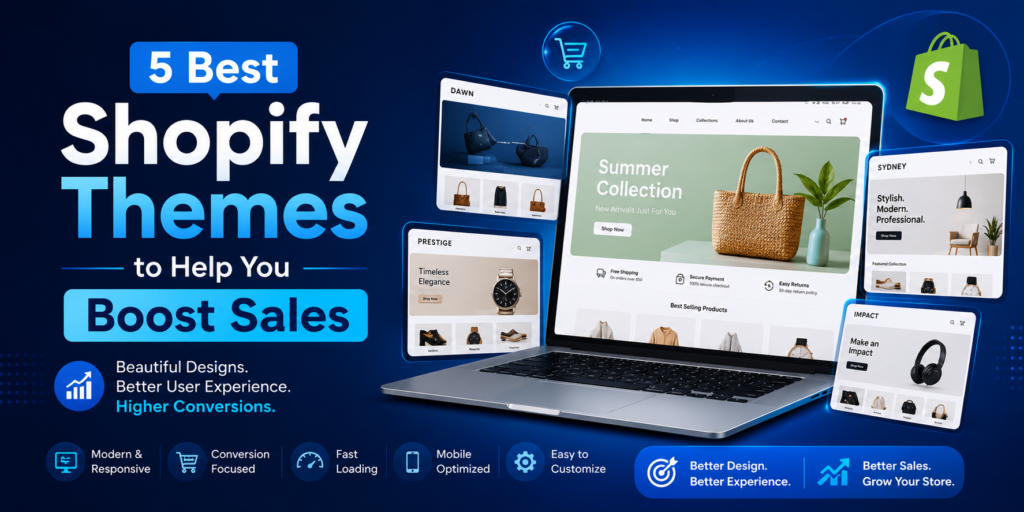 5 Best Shopify Themes to Help You Boost Sales