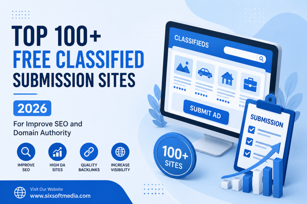Top 100+ Free Classified Submission Sites 2026 for improve SEO and domain authority