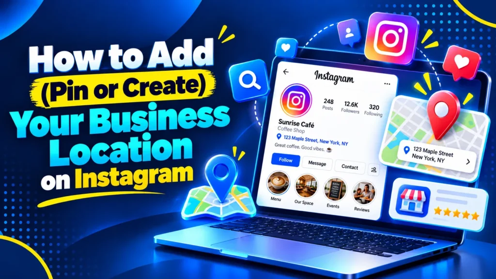How to Add (Pin or Create) Your Business Location on Instagram